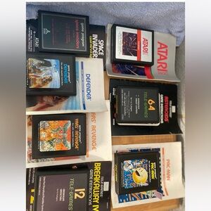Assortment of vintage Atari games. $50 takes all. 19 games.